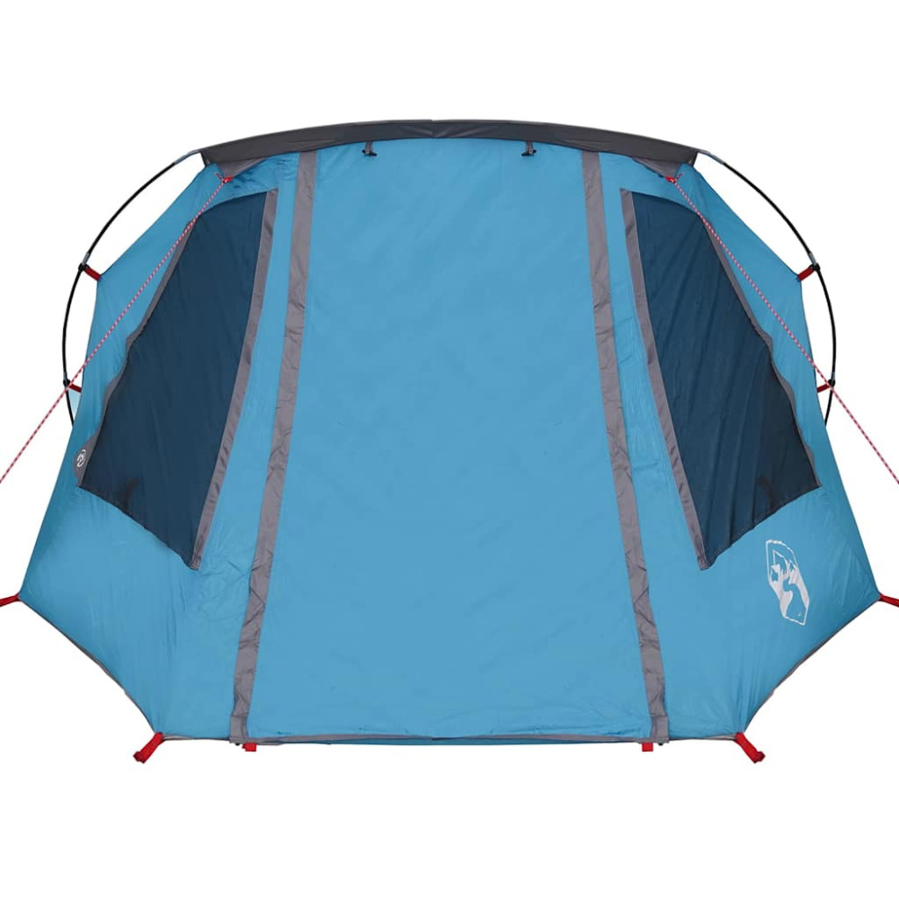Produktbild för Tunnel Tent 3-Person med tak Blå och grå 328 x 228 x 115 cm