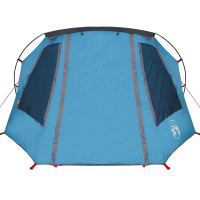 Produktbild för Tunnel Tent 3-Person med tak Blå och grå 328 x 228 x 115 cm