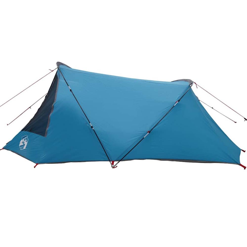 Produktbild för Tunnel Tent 3-Person med tak Blå och grå 328 x 228 x 115 cm