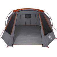 Produktbild för Tunnel Tent 3-Person med tak Grå och orange 328 x 228 x 115 cm