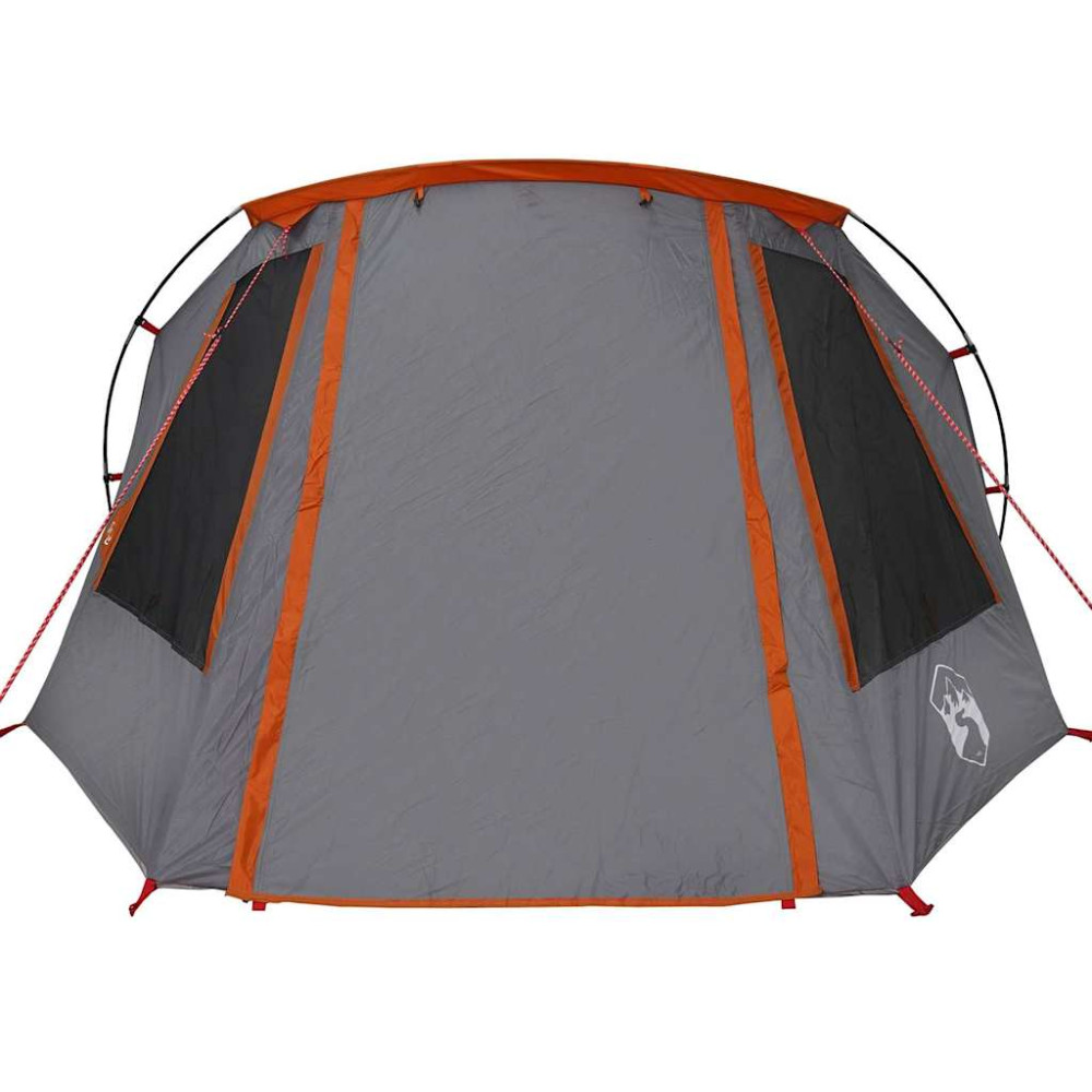 Produktbild för Tunnel Tent 3-Person med tak Grå och orange 328 x 228 x 115 cm