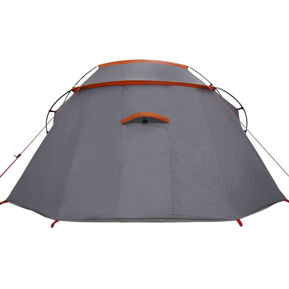 Produktbild för Tunnel Tent 3-Person med tak Grå och orange 328 x 228 x 115 cm