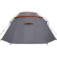 Produktbild för Tunnel Tent 3-Person med tak Grå och orange 328 x 228 x 115 cm