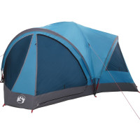Produktbild för Familjetält för 10 personer Blå och grå 460 x 430 x 214 cm