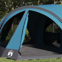 Produktbild för Familjetält för 10 personer Blå och grå 460 x 430 x 214 cm