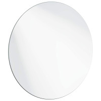 Produktbild för Väggspegel Rund Ø 70 cm härdat glas