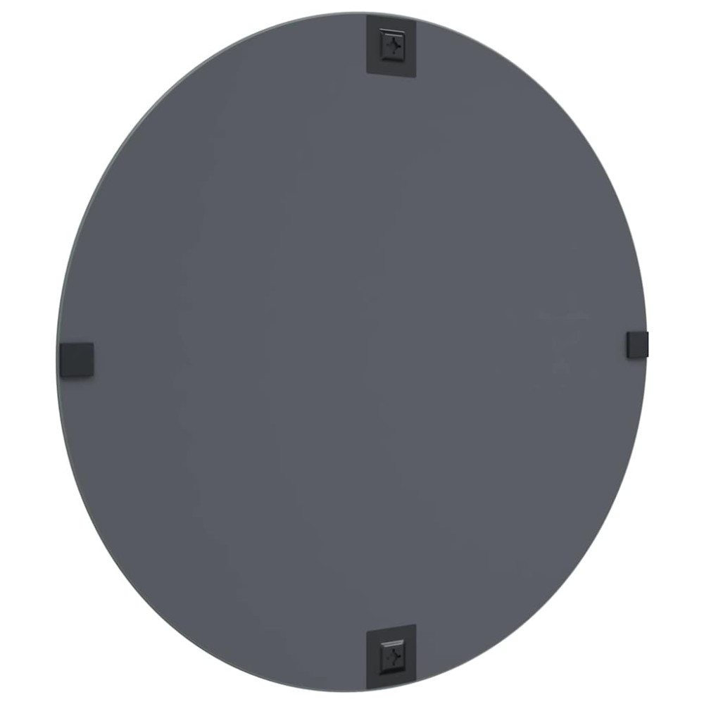 Produktbild för Väggspegel Rund Ø 70 cm härdat glas