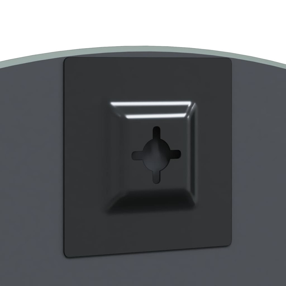 Produktbild för Väggspegel Rund Ø 70 cm härdat glas