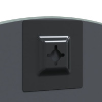 Produktbild för Väggspegel Rund Ø 70 cm härdat glas
