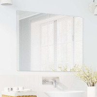 Produktbild för Väggspegel Rektangulär 80 x 60 cm härdat glas