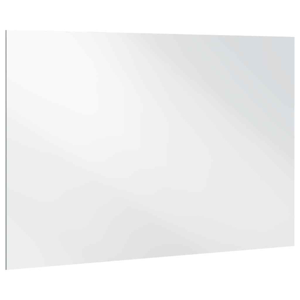 Produktbild för Väggspegel Rektangulär 80 x 60 cm härdat glas