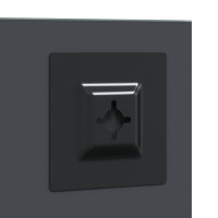 Produktbild för Väggspegel Rektangulär 80 x 60 cm härdat glas