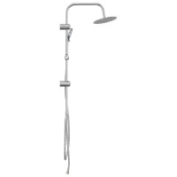 Produktbild för Duschsystem Silver 47 x 20 x 95 cm Rostfritt stål