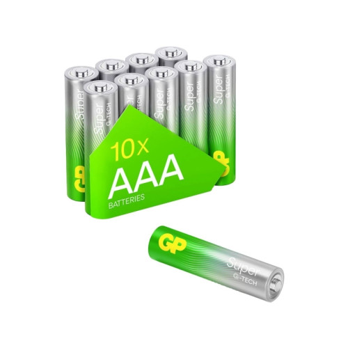 GP GP Battery 6+4 GP Super Alkaline 1,5V AAA Micro LR03 GPSUP24...