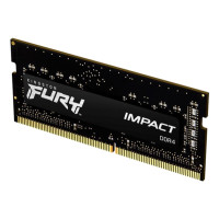 Produktbild för Kingston FURY Impact - DDR4 - modul - 8 GB - SO DIMM 260-pin - 3200 MHz / PC4-25600 - ej buffrad