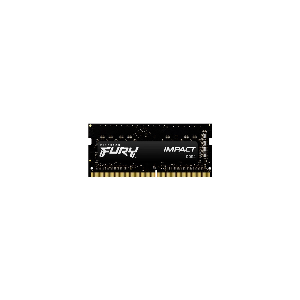 Produktbild för Kingston FURY Impact - DDR4 - modul - 8 GB - SO DIMM 260-pin - 3200 MHz / PC4-25600 - ej buffrad