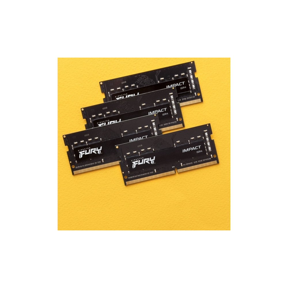 Produktbild för Kingston FURY Impact - DDR4 - modul - 8 GB - SO DIMM 260-pin - 3200 MHz / PC4-25600 - ej buffrad