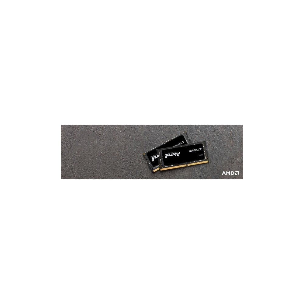 Produktbild för Kingston FURY Impact - DDR4 - modul - 8 GB - SO DIMM 260-pin - 3200 MHz / PC4-25600 - ej buffrad