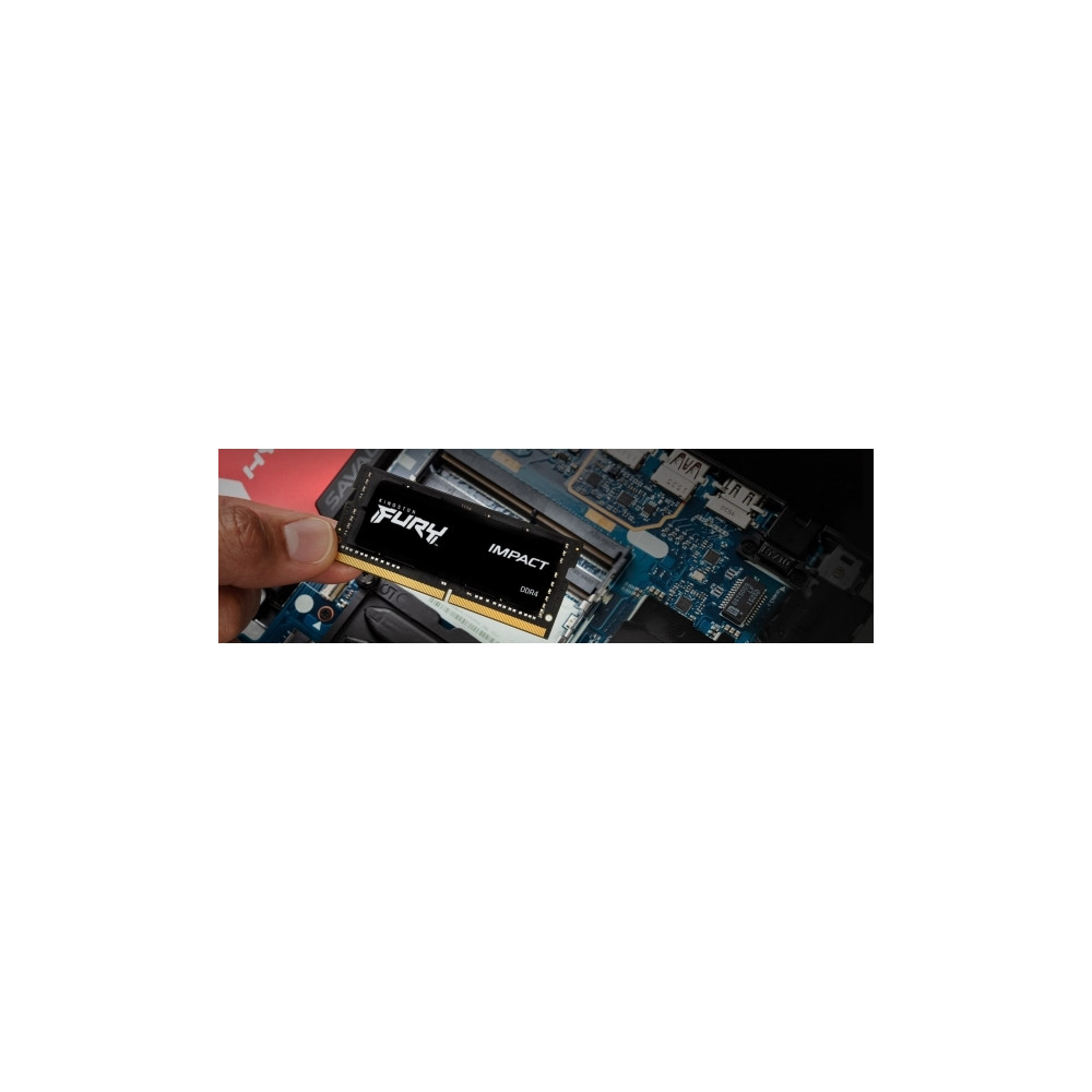 Produktbild för Kingston FURY Impact - DDR4 - modul - 8 GB - SO DIMM 260-pin - 3200 MHz / PC4-25600 - ej buffrad