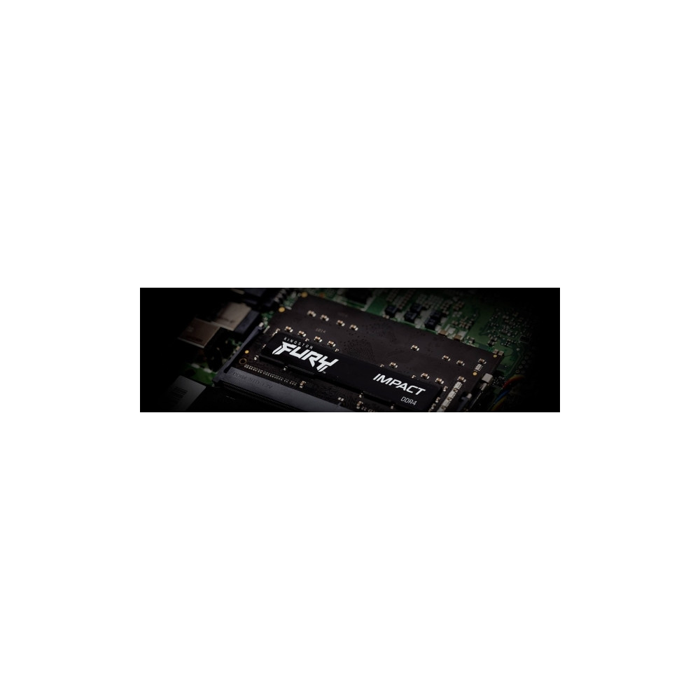 Produktbild för Kingston FURY Impact - DDR4 - modul - 8 GB - SO DIMM 260-pin - 3200 MHz / PC4-25600 - ej buffrad