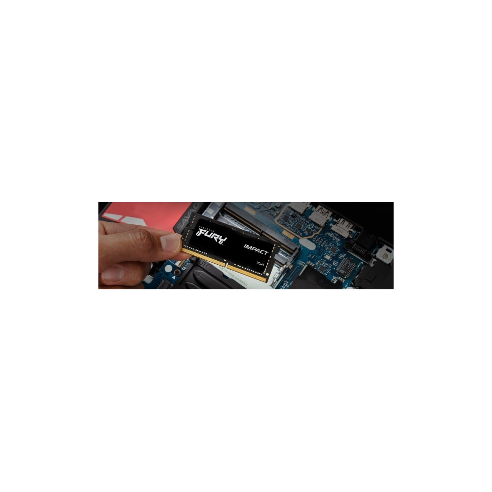 Produktbild för Kingston FURY Impact - DDR4 - modul - 8 GB - SO DIMM 260-pin - 3200 MHz / PC4-25600 - ej buffrad
