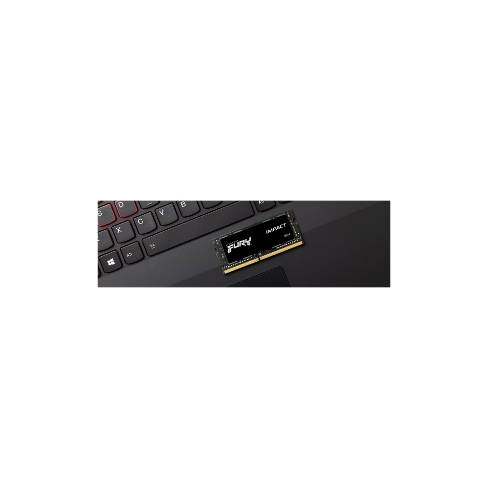 Produktbild för Kingston FURY Impact - DDR4 - modul - 8 GB - SO DIMM 260-pin - 3200 MHz / PC4-25600 - ej buffrad