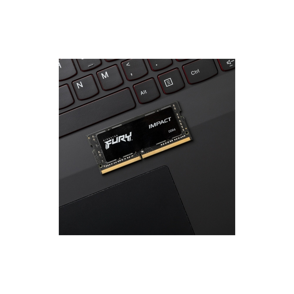 Produktbild för Kingston FURY Impact - DDR4 - modul - 8 GB - SO DIMM 260-pin - 3200 MHz / PC4-25600 - ej buffrad