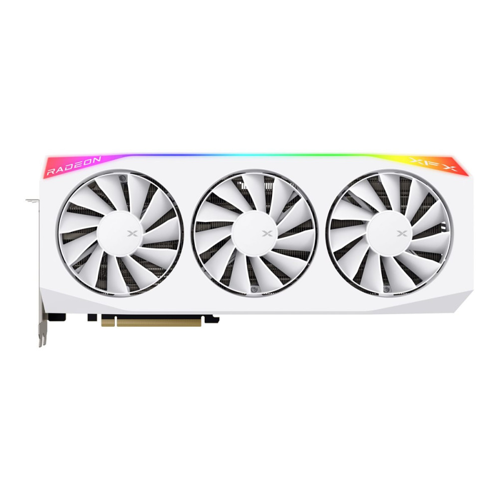 Produktbild för XFX Mercury Radeon RX 9070XT OC - Gaming Edition - grafikkort - Radeon RX 9070 XT - 16 GB - vit