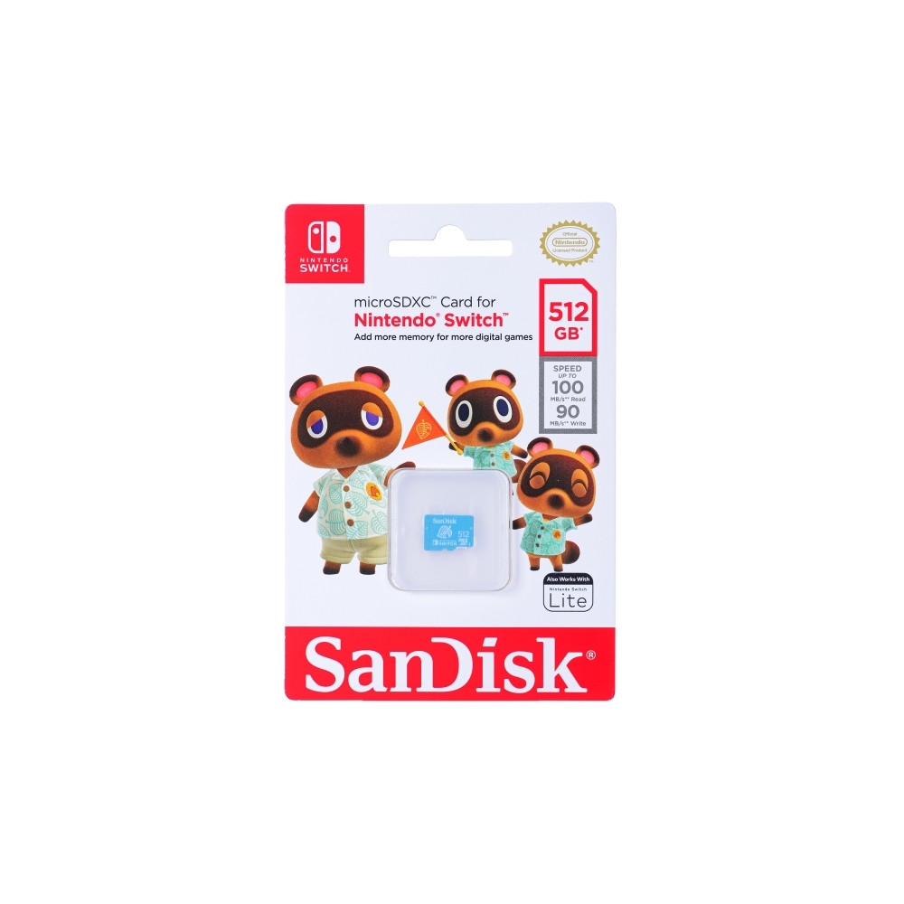 Produktbild för SanDisk Nintendo Switch - flash-minneskort - 512 GB - mikroSDXC UHS-I