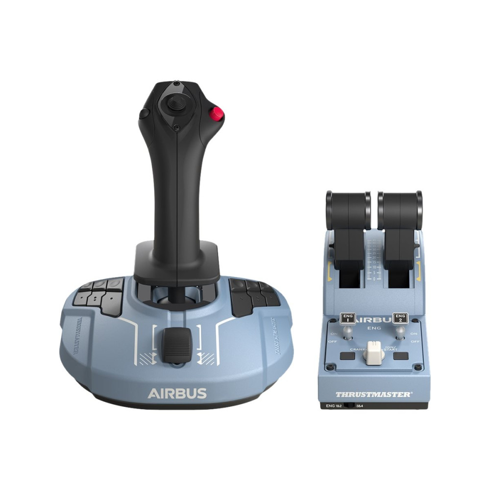 Produktbild för Thrustmaster Civil Aviation (TCA) Officer Pack Airbus Edition - joystick och spjäll - kabelansluten