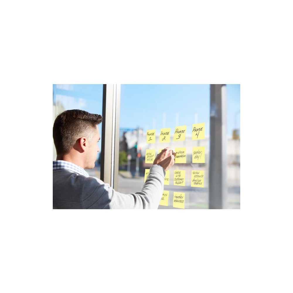 Produktbild för Notes POST-IT SS kub 76x76mm gul 270blad