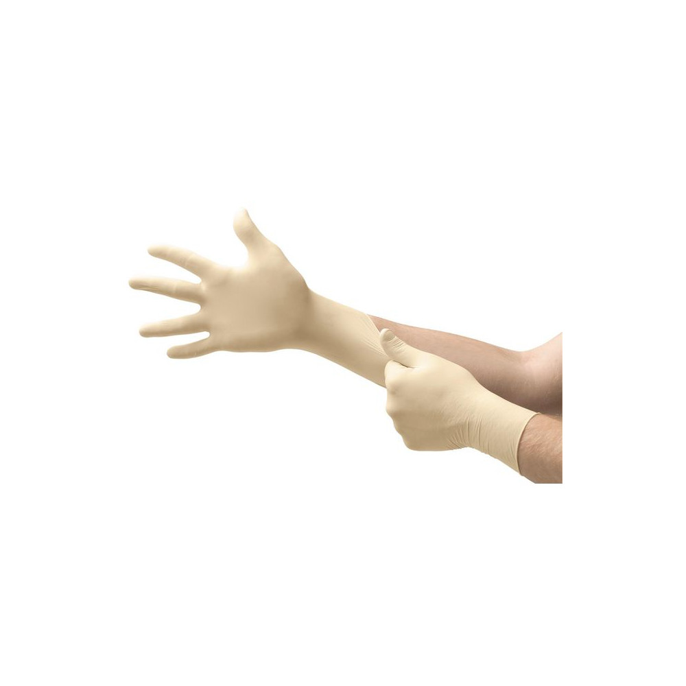 Produktbild för Latexhandske 69-318 S 100/fp
