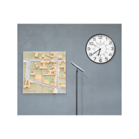 Produktbild för Väggklocka UNILUX Pop plastlins 30,5cm