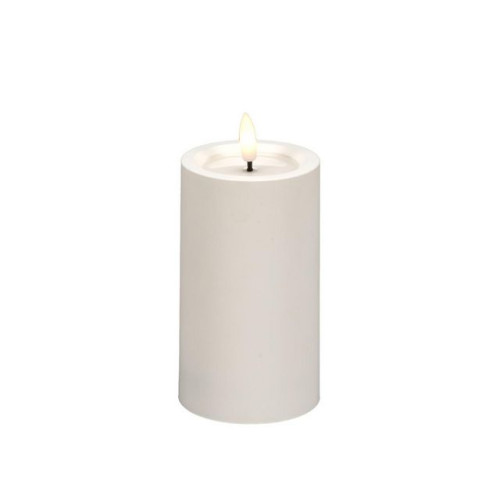 KONSTSMIDE Blockljus KONSTSMIDE LED timer vit 20cm