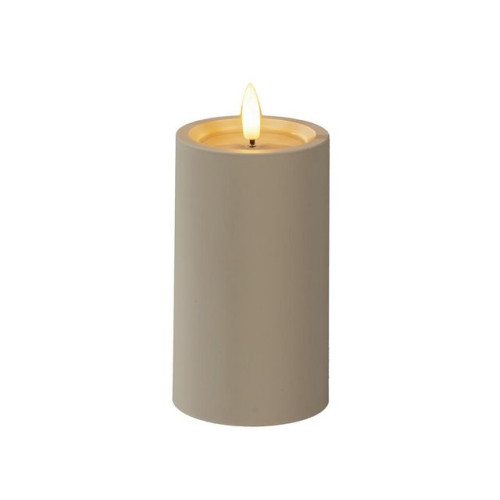 KONSTSMIDE Blockljus KONSTSMIDE LEDtimer beige 12cm