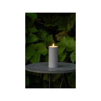 Produktbild för Blockljus KONSTSMIDE LEDtimer beige 15cm