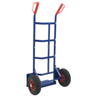 Produktbild för Utökningsbar Handvagn Blå och Röd 57 x 46 x 113 cm Stål