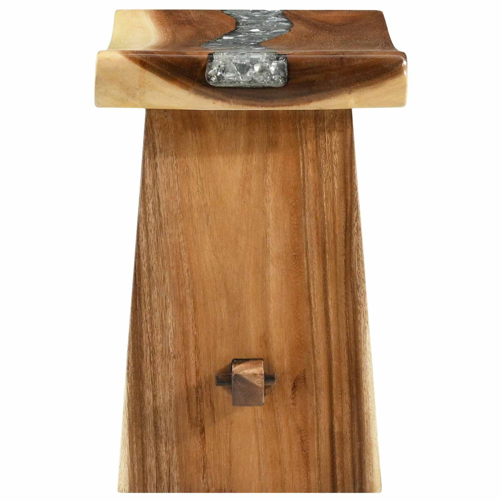 Produktbild för Duschpall Naturfärg 50 x 30 x 44 cm Massivt Suarträd