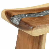 Produktbild för Duschpall Naturfärg 50 x 30 x 44 cm Massivt Suarträd