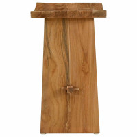 Produktbild för Badrumspall Brun 50 x 29,5 x 50,5 cm Massivt teakträ