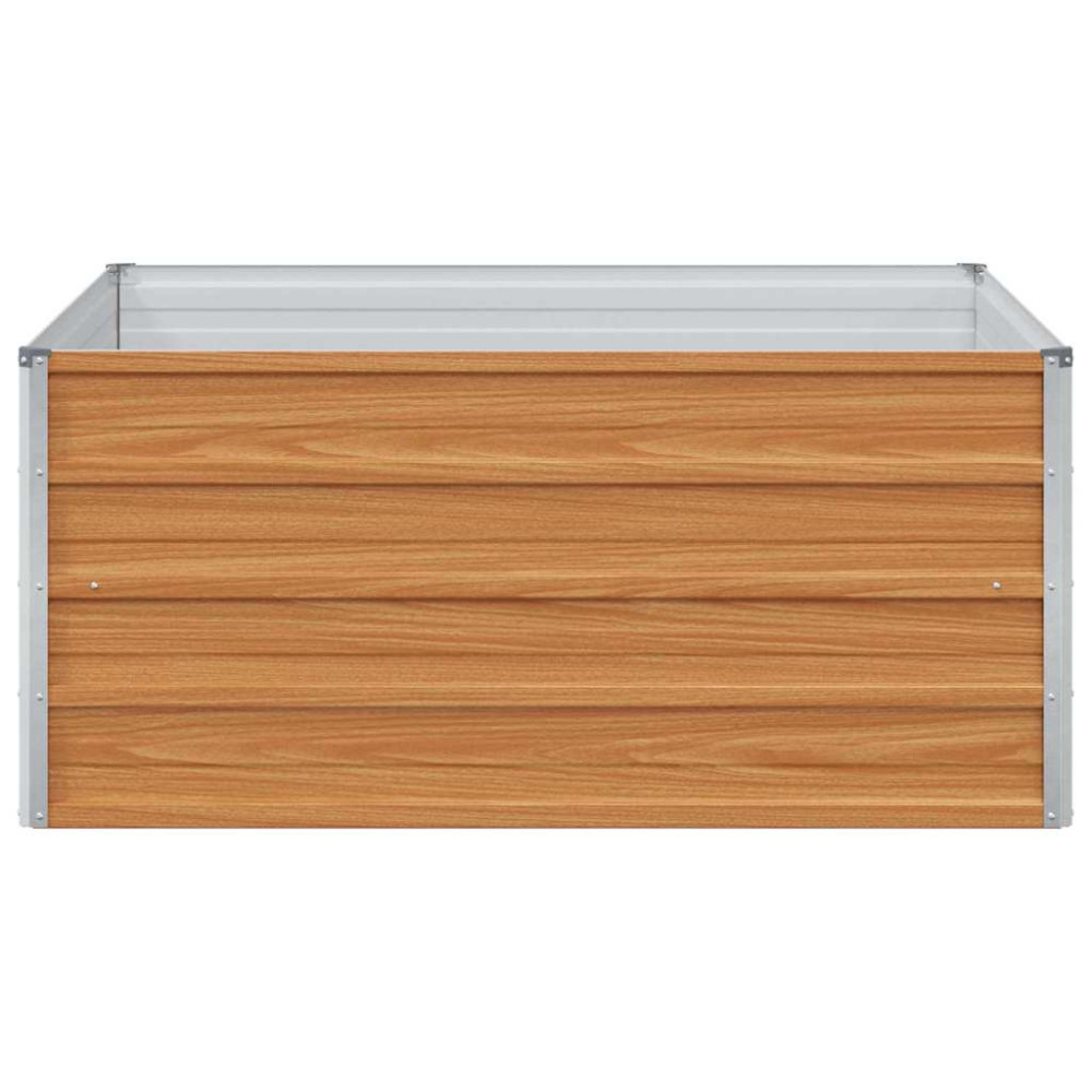 Produktbild för Upphöjd odlingslåda Ljusbrun 100 x 100 x 45 cm