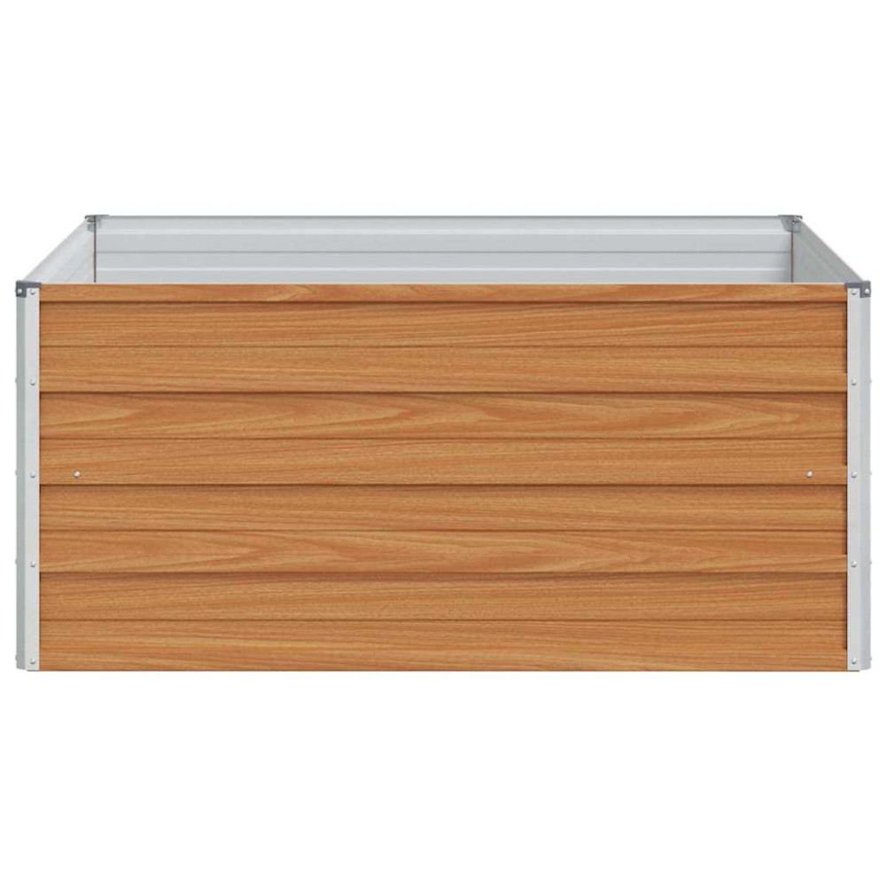 Produktbild för Upphöjd odlingslåda Ljusbrun 100 x 100 x 45 cm