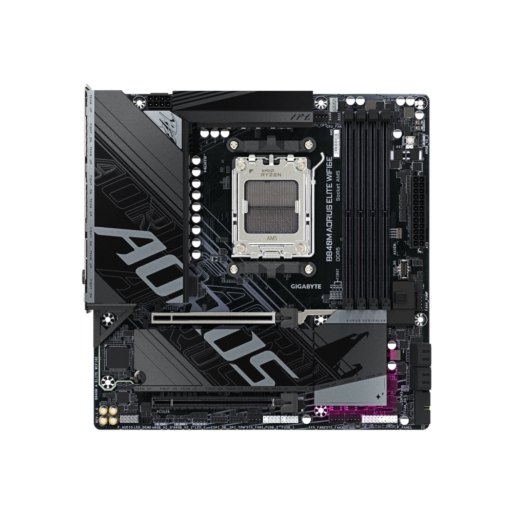Produktbild för AORUS B840M ELITE WIFI6E - moderkort - micro ATX - Socket AM5 - AMD B840