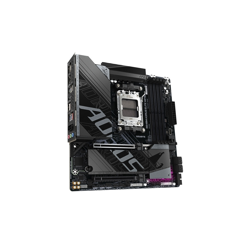 Produktbild för AORUS B840M ELITE WIFI6E - moderkort - micro ATX - Socket AM5 - AMD B840