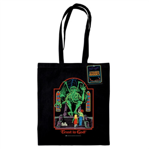 Pyramid International Steven Rhodes (Trust In God) Black Tote Bag