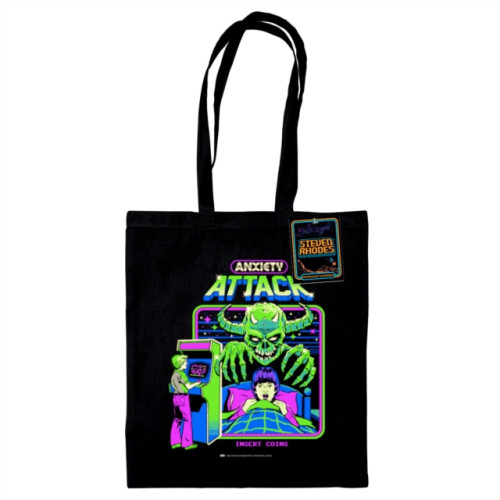 Pyramid International Steven Rhodes (Anxiety Attack) Black Tote Bag