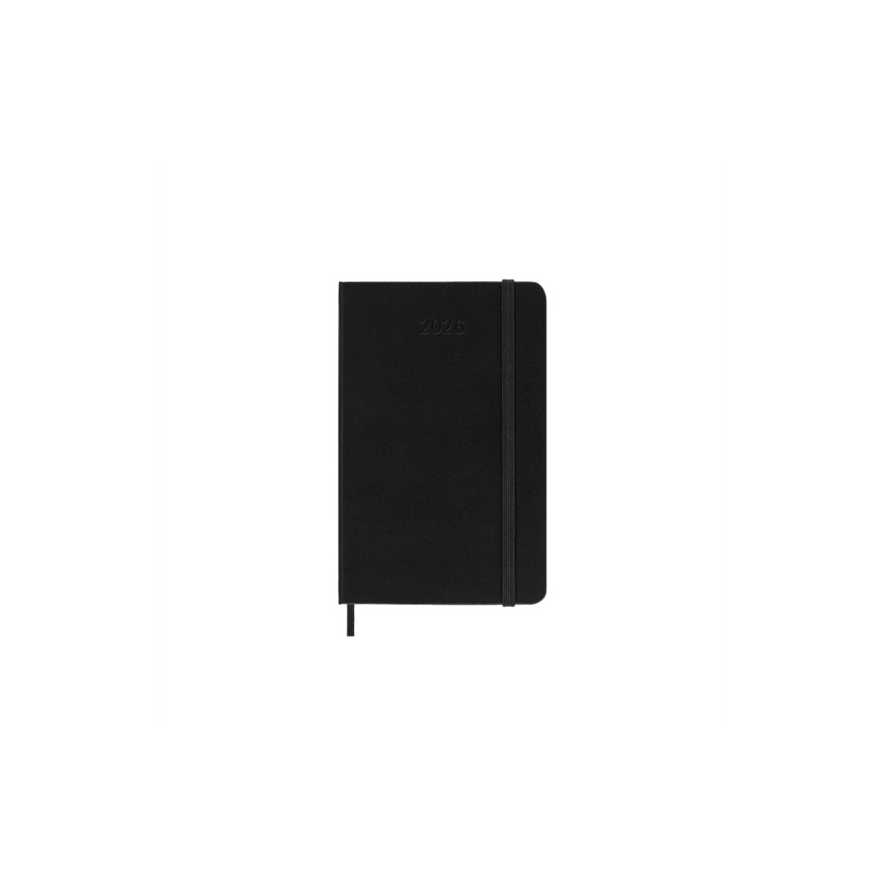 Produktbild för Moleskine 2026 12-Month Weekly Horizontal Pocket Hardcover Notebook: Black (häftad, eng)