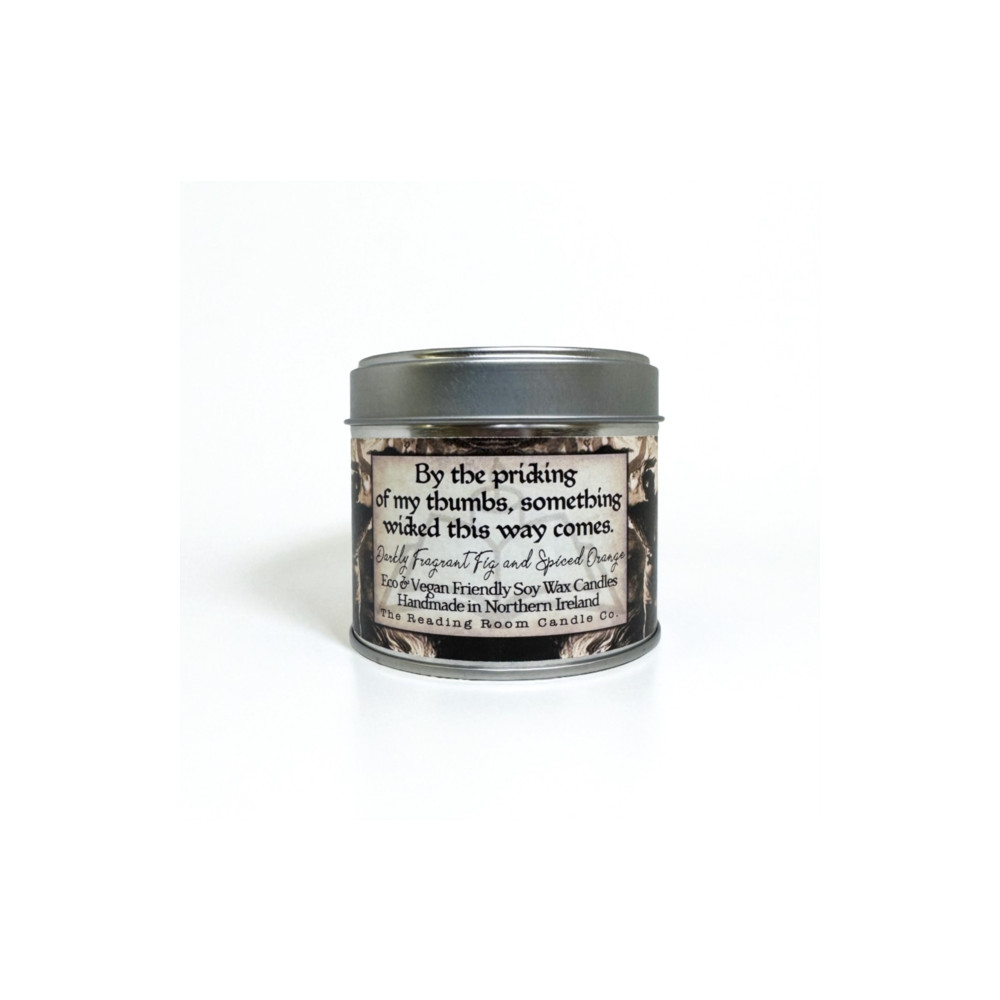 Produktbild för Something Wicked This Way Comes - Scented Soy Candle - Darkly Fragrant Fig and Spiced Orange