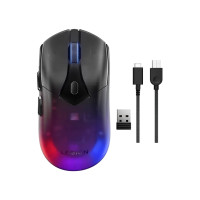 Produktbild för Lenovo Legion M410 - mus - 2.4 GHz, USB - svart, transparent