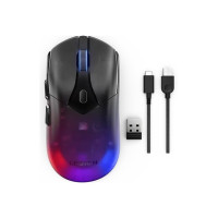 Produktbild för Lenovo Legion M410 - mus - 2.4 GHz, USB - svart, transparent